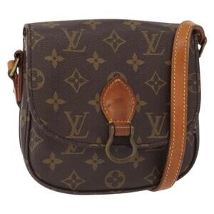 LOUIS VUITTON Monogram Saint Cloud PM Shoulder Bag M51244 LV Auth 154354